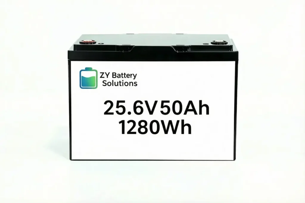 LiFePo4 25.6V50Ah